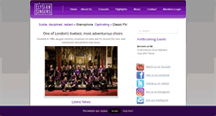 Desktop Screenshot of elysiansingers.com
